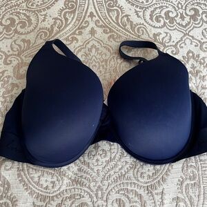 Women's Navy Blue Push-up Bra PINK